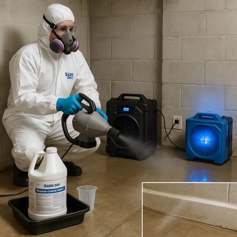 Sanitization and Odor Removal process in Little Falls, NJ