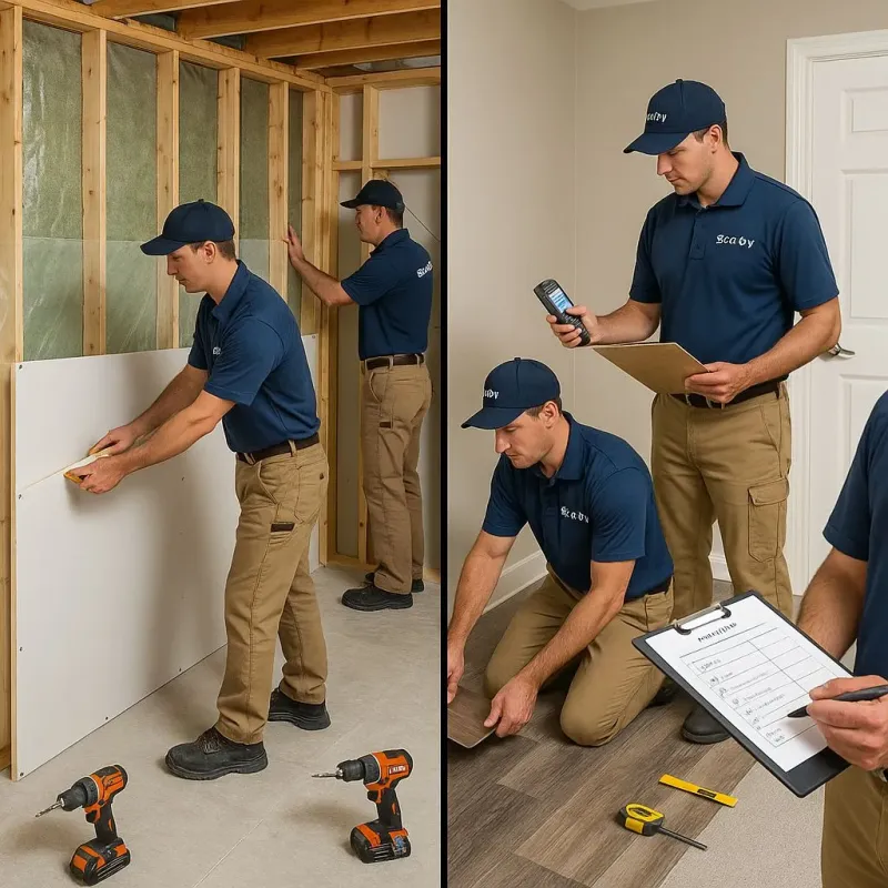 Repairs and Reconstruction process in Little Falls, NJ